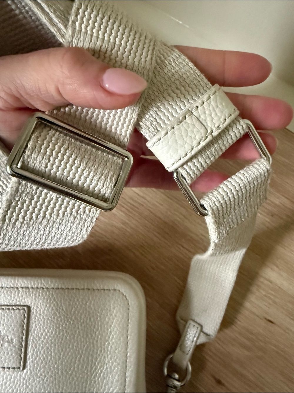 Marc Jacobs Mini Crossbody Bag in Cream White - Picture 12 of 16